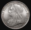 London Coins : A175 : Lot 1594 : Florin 1900 ESC 884, Bull 2971 UNC with original mint lustre and hints of golden toning, in an LCGS ...