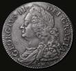 London Coins : A175 : Lot 1639 : Halfcrown 1746 LIMA ESC 606, Bull 1688 A/UNC with touches of golden tone, a very attractive example ...