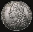 London Coins : A175 : Lot 1641 : Halfcrown 1751 ESC 610, Bull 1693 UNC with old original grey toning enhanced by touches of gold, in ...