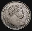 London Coins : A175 : Lot 1644 : Halfcrown 1817 Bull Head, I over Arabic 1 in FID, LCGS Variety 12, the variety unlisted by ESC or Bu...
