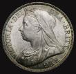 London Coins : A175 : Lot 1667 : Halfcrown 1899 ESC 733, Bull 2785 Lustrous UNC with a choice and colourful peripheral tone, an eye-c...