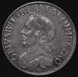 London Coins : A175 : Lot 1708 : Shilling 1658 Cromwell ESC 1005, Bull 254 A/UNC with attractive grey tone and touches of blue/green ...