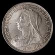 London Coins : A175 : Lot 1724 : Shilling 1893 Large Obverse Letters ESC 1361, Bull 3153, Davies 1011, UNC and lustrous with hints of...