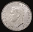 London Coins : A175 : Lot 1761 : Shilling 1941 Scottish ESC 1461, Bull 4161, Choice UNC and lustrous, the reverse with an attractive ...