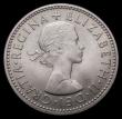London Coins : A175 : Lot 1765 : Shilling 1959 Scottish ESC 1475Z, Bull 4502 UNC and lustrous, the key date in the series, in an LCGS...