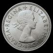 London Coins : A175 : Lot 1766 : Shilling 1961 Scottish ESC 1475DD, Bull 4507 Lustrous UNC, in an LCGS holder and graded LCGS 80