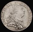 London Coins : A175 : Lot 1839 : Shilling 1787 Hearts ESC 1225, Bull 2129 GEF and lustrous with a few light hairlines