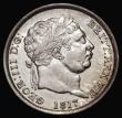 London Coins : A175 : Lot 1843 : Shilling 1817 GEOE Error (E over R) with doubled R in BRITT, RF.X for REX and unbarred H in HONI, as...