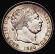 London Coins : A175 : Lot 1852 : Shilling 1820 ESC 1236, Bull 2157 the 1 of the date struck over a weak, tilted 1, lustrous GEF the o...
