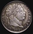 London Coins : A175 : Lot 1853 : Shilling 1820 ESC 1236, Bull 2157, UNC with attractive tone, in an LCGS holder and graded LCGS 82, E...
