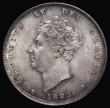 London Coins : A175 : Lot 1860 : Shilling 1825 Lion on Crown ESC 1254, Bull 2405 in a PCGS holder and graded MS64 