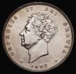 London Coins : A175 : Lot 1862 : Shilling 1825 Lion on Crown reverse, ESC 1254, Bull 2405 Bright EF with some hairlines
