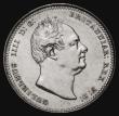 London Coins : A175 : Lot 1873 : Shilling 1834 ESC 1268, Bull 2489 UNC or very near so and lustrous with some light hairlines
