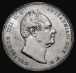 London Coins : A175 : Lot 1874 : Shilling 1835 ESC 1271, Bull 2492 UNC and lustrous with some very light contact marks, this date sca...