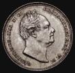 London Coins : A175 : Lot 1876 : Shilling 1836 ESC 1273, Bull 2494, UNC and nicely toned, the obverse with light cabinet friction to ...