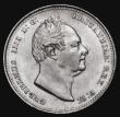 London Coins : A175 : Lot 1877 : Shilling 1837 ESC 1276, Bull 2497, NEF with a hint of gold toning