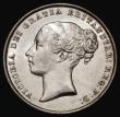 London Coins : A175 : Lot 1889 : Shilling 1844 ESC 1291, Bull 2990, NEF/EF with some hairlines, the reverse with a hint of gold tone