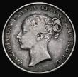 London Coins : A175 : Lot 1897 : Shilling 1850 ESC 1296, Bull 2996, Fine, toned a good problem-free example of  the key date in the V...