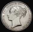 London Coins : A175 : Lot 1901 : Shilling 1853 ESC 1300, Bull 3002, EF and lustrous with some hairlines