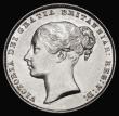 London Coins : A175 : Lot 1914 : Shilling 1863 ESC 1311, Bull 3022, EF/GEF brushed, a key date rarity in the Young Head series and se...