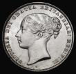 London Coins : A175 : Lot 1917 : Shilling 1867 ESC 1315, Bull 3030, Davies 892 dies 4A, Die Number 27 A/UNC and lustrous with light c...