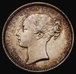 London Coins : A175 : Lot 1919 : Shilling 1870 ESC 1320, Bull 3038, Die Number 12, EF and colourfully toned, this date rare in high g...