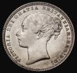 London Coins : A175 : Lot 1924 : Shilling 1876 ESC 1328, Bull 3046, Die Number 6, NEF and scarce