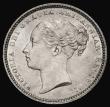 London Coins : A175 : Lot 1936 : Shilling 1884 Longer line below SHILLING, ESC 1343, Bull 3074, Davies 921 dies 7D Cross on Crown poi...