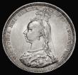 London Coins : A175 : Lot 1945 : Shilling 1889 Small Jubilee Head, Q of QUI with curved looped tail, ESC 1354, Bull 3141, Davies 984 ...