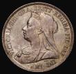 London Coins : A175 : Lot 1950 : Shilling 1894 Large Obverse Lettering ESC 1363, Bull 3156, Davies 1014 dies 2A, Reverse : Left hand ...