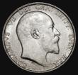 London Coins : A175 : Lot 1965 : Shilling 1907 ESC 1416, Bull 3593, Davies 1558 dies 2A, shorter upper arm to E of EDWARDVS, EF and l...