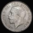 London Coins : A175 : Lot 1976 : Shilling 1921 ESC 1431, Bull 3813, Davies 1809 dies 5E, Obverse: Low relief head with I of GEORGIVS ...
