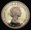 London Coins : A175 : Lot 1990 : Shilling 1953 English VIP Proof CGS Variety 9, CGS type SH.E2.1953.09, UNC with golden tone, enhance...