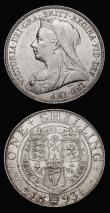 London Coins : A175 : Lot 1997 : Shillings (2) 1893 Small Letters on obverse ESC 1361A, Bull 3154, Davies 1010 dies 1A, Bright EF/GEF...