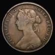 London Coins : A175 : Lot 2046 : Halfpenny 1861 F over P in HALF thus appearing to read HALP, Freeman dies 6+G. LCGS Variety 30. VG i...