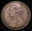 London Coins : A175 : Lot 2058 : Halfpenny 1874H D over higher, tilted D in F:D: also the lower colon dot after the F in F:D: is cres...