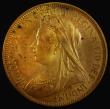 London Coins : A175 : Lot 2081 : Halfpenny 1898 Freeman 375 dies 1+B UNC with good subdued lustre and some tone spots, in an LCGS hol...