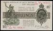 London Coins : A175 : Lot 21 : Ten Shillings Warren Fisher T26 issued 1919 F/100 003076, No. with dash, portrait King George V at r...