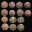 London Coins : A175 : Lot 2140 : Pennies in LCGS holders (11) 1862 Doubled 6 in date Freeman dies 6+G, slabbed and graded LCGS 35, 18...