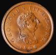 London Coins : A175 : Lot 2147 : Penny 1806 Incuse Curl Peck 1342 UNC attractively toned, in an LCGS holder and graded LCGS 82 