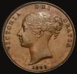London Coins : A175 : Lot 2160 : Penny 1841 REG No Colon, Peck 1484, Bramah 2c, F in DEF repaired, VF with some contact marks, in an ...