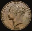 London Coins : A175 : Lot 2162 : Penny 1848 8 over 6 also with thicker I in GRATIA, GVF with some contact marks, in an LCGS holder an...