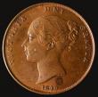 London Coins : A175 : Lot 2163 : Penny 1848 8 over 7 Peck 1532 UNC with traces of lustre, in an LCGS holder and graded LCGS 75, Ex-Lo...