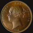 London Coins : A175 : Lot 2167 : Penny 1854 Plain Trident Peck 1506 UNC and attractively toned with traces of lustre, and graded LCGS...