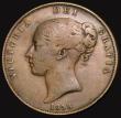 London Coins : A175 : Lot 2171 : Penny 1858 No W.W. First I in BRITANNIAR has no serifs, Bramah 26a, Fine, in an LCGS holder and grad...