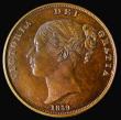 London Coins : A175 : Lot 2175 : Penny 1859 Small Date Proof, Peck 1520 these Proofs stated by Peck to be late mint strikings, nFDC w...