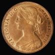 London Coins : A175 : Lot 2189 : Penny 1860 Toothed Border Freeman 10 dies 2+D, Lustrous UNC in an LCGS holder and graded LCGS 80, Ex...