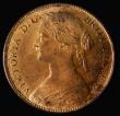 London Coins : A175 : Lot 2192 : Penny 1860 Toothed Border Freeman 13 dies 3+D, very little trace of the L.C.W. below the shield due ...