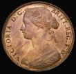 London Coins : A175 : Lot 2196 : Penny 1860 Toothed Border, as Freeman 15, dies 4+D, with double struck 6 in the date and double stru...