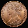 London Coins : A175 : Lot 2218 : Penny 1863 Freeman 42 dies 6+G, UNC with some subdued lustre, in an LCGS holder and graded LCGS 82, ...